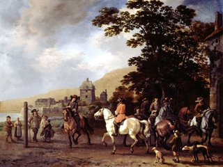 A Riding School in the Open Air