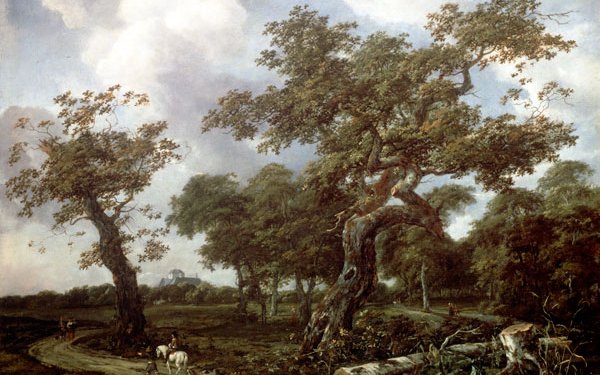 A Wood near The Hague, with a view of the Huis ten Bosch