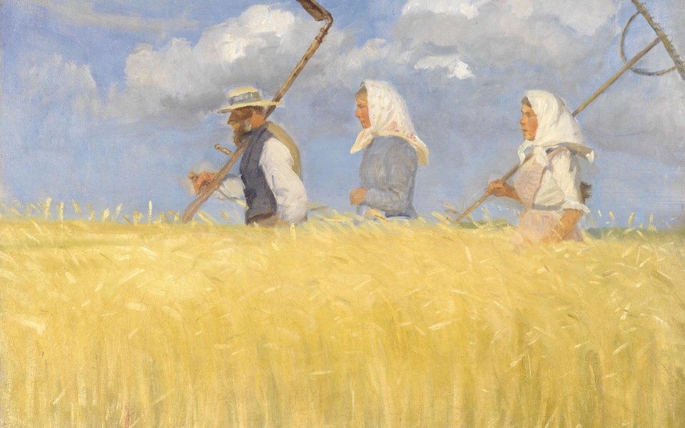 Anna Ancher, The Harvesters