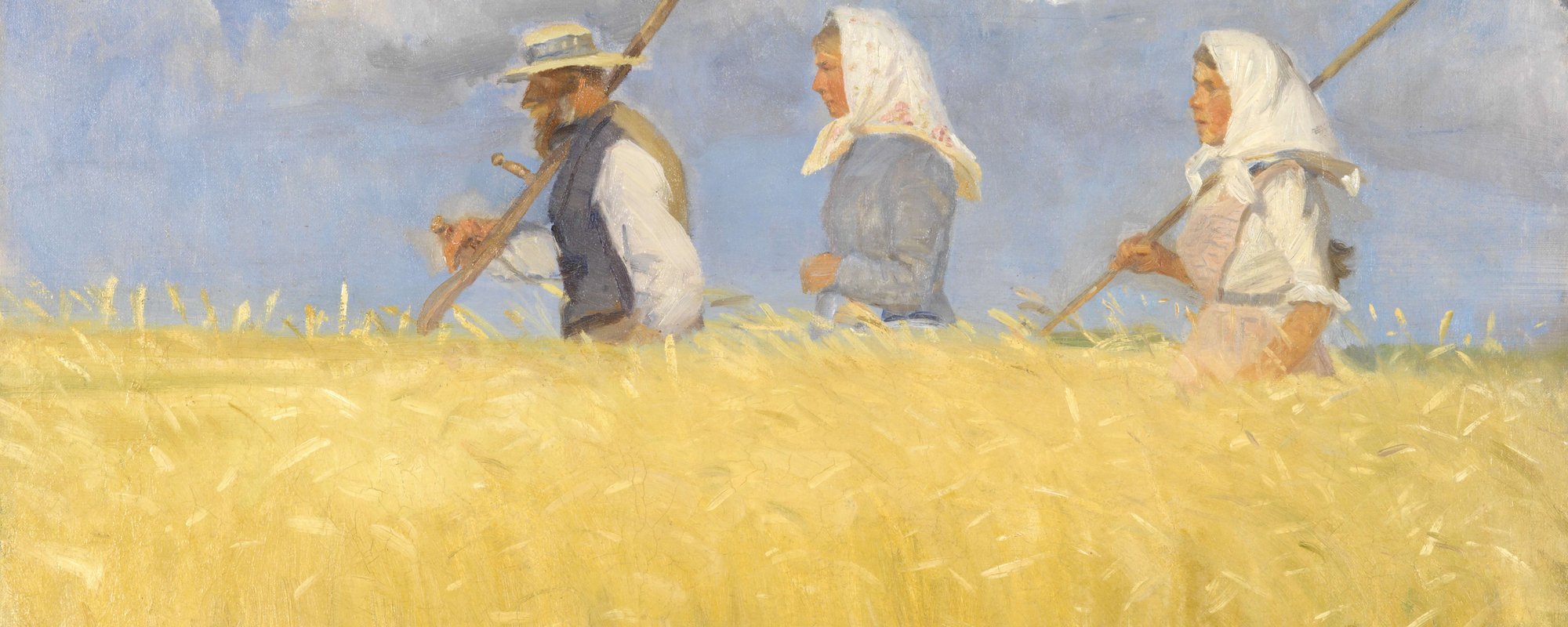 Anna Ancher, The Harvesters