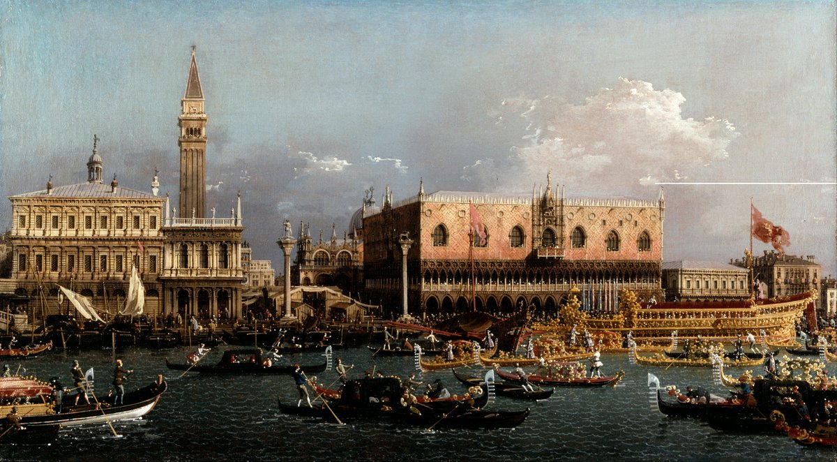 Canaletto, The Bucintoro at the Molo on Ascension Day