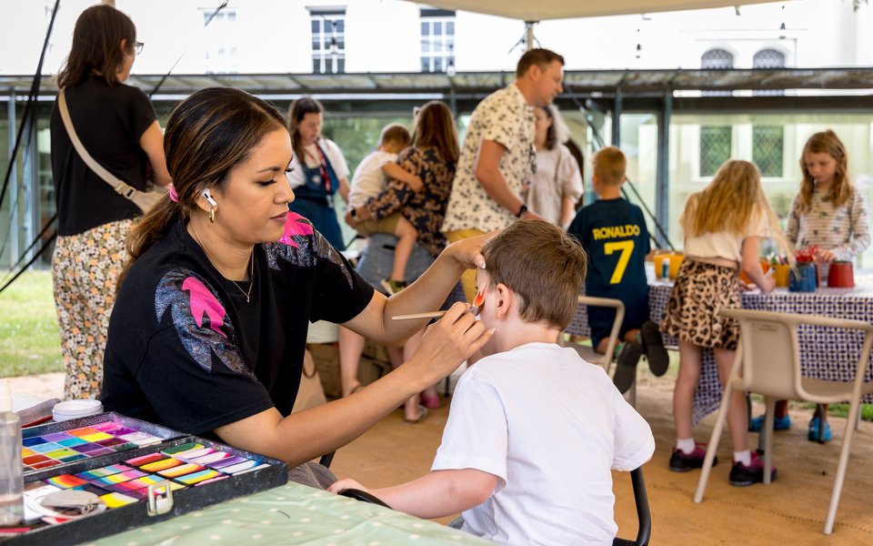 Glitterbox face painting
