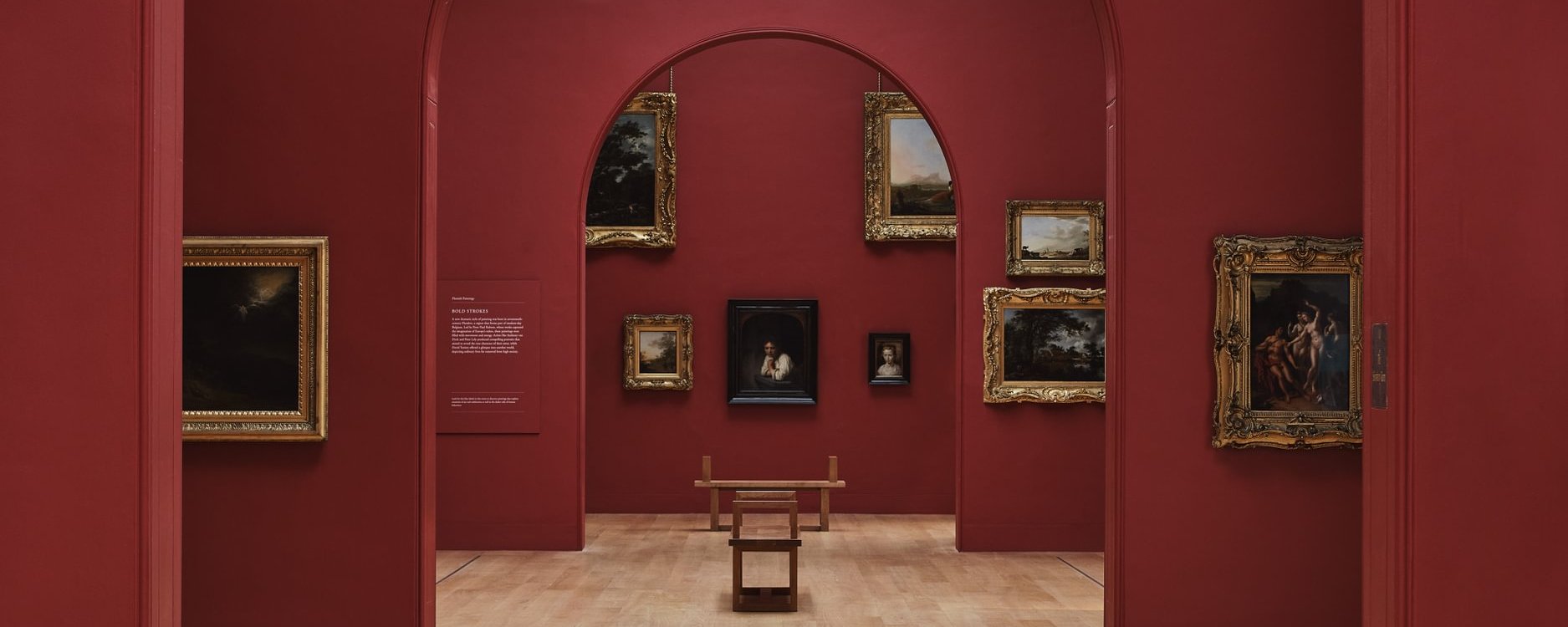 Dulwich Red (walls) at Dulwich Picture Gallery - Large