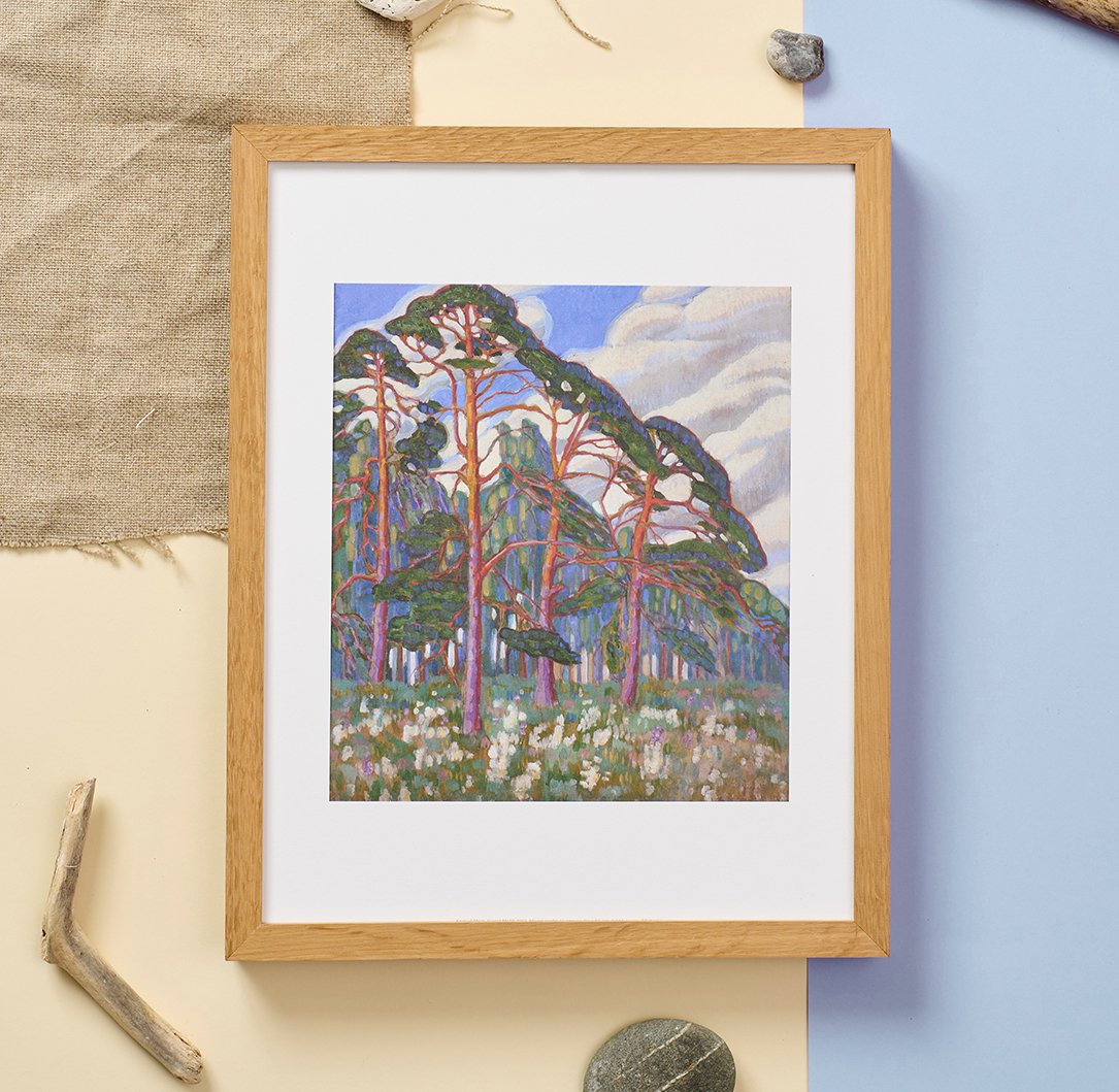 Forest Motif Print flat lay Magi