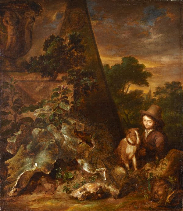 Landscape with Sportsman