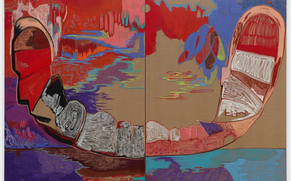 Painting by Rachel Jones