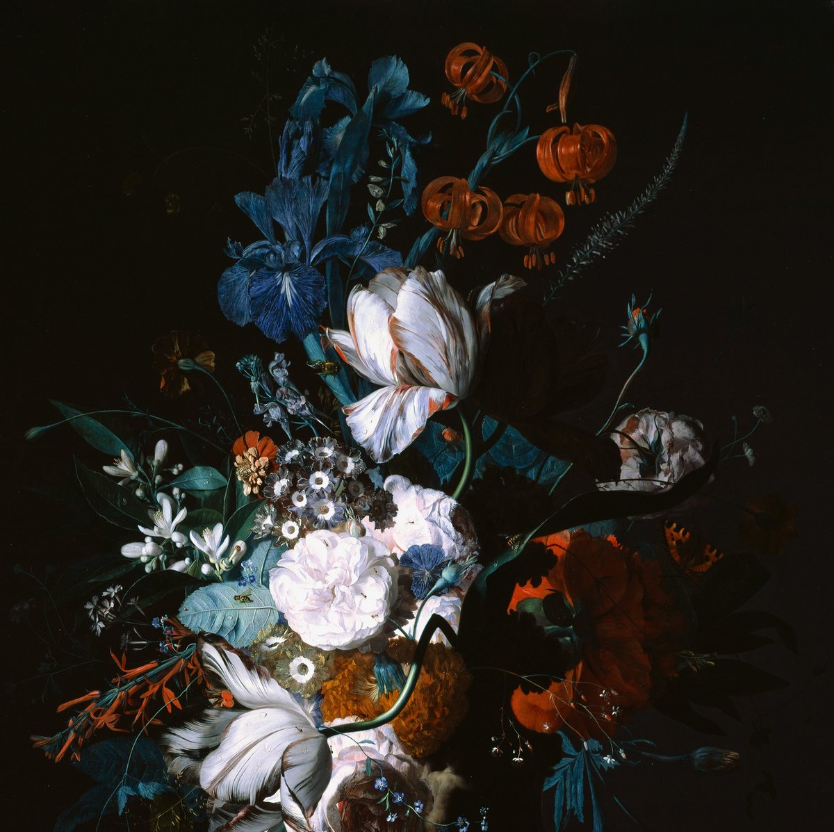 Jan van Huysum, Vase with Flowers